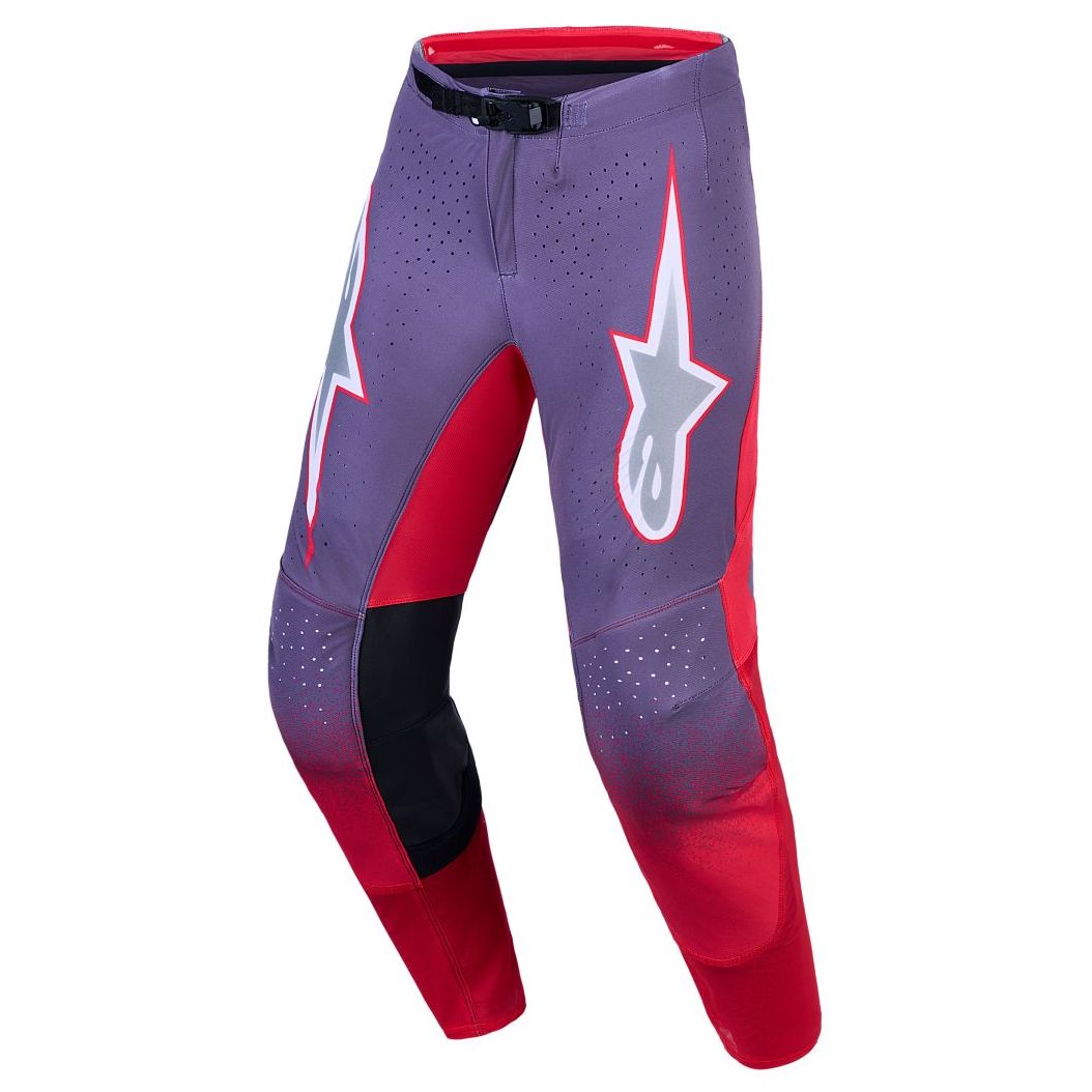 ALPINESTARS Pantalon cross Alpinestars SUPERTECH - HITEN AFD 2027 — gris et rouge