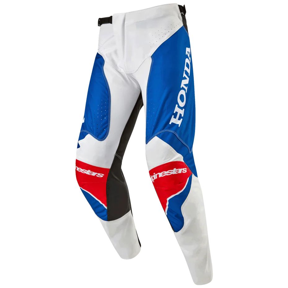 ALPINESTARS Pantalon cross Alpinestars HONDA RACER ICONIC 2023 — bleu, rouge et blanc