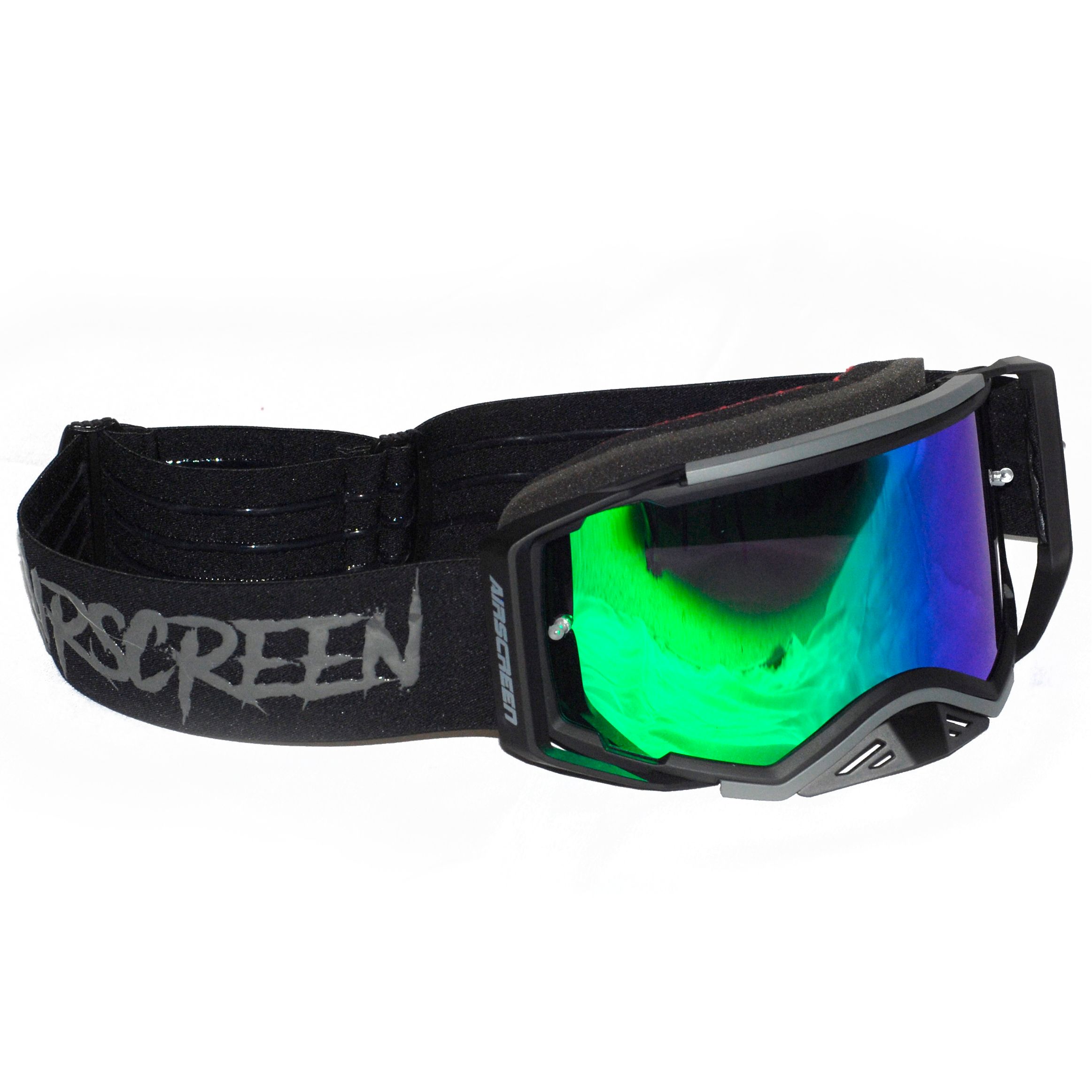 Masque cross Airscreen Aero 04 MX écran Iridum green 2025