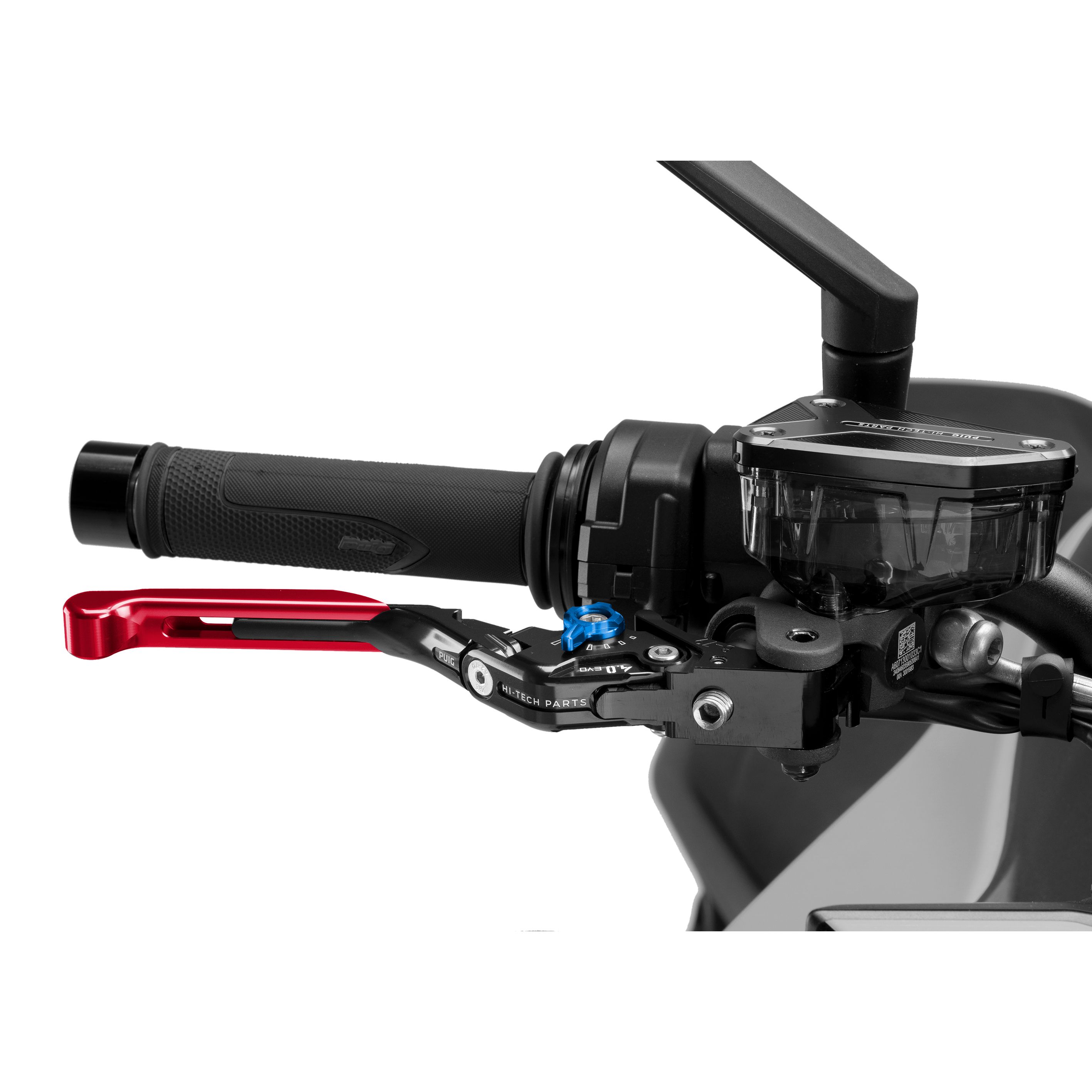 Levier de frein Puig Rabattable extensible 4.0 Rouge