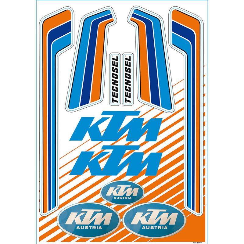 Image of Stickers Tecnosel VINTAGE KTM