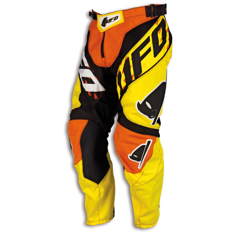 Pantalon cross Ufo MISTY ORANGE/JAUNE
