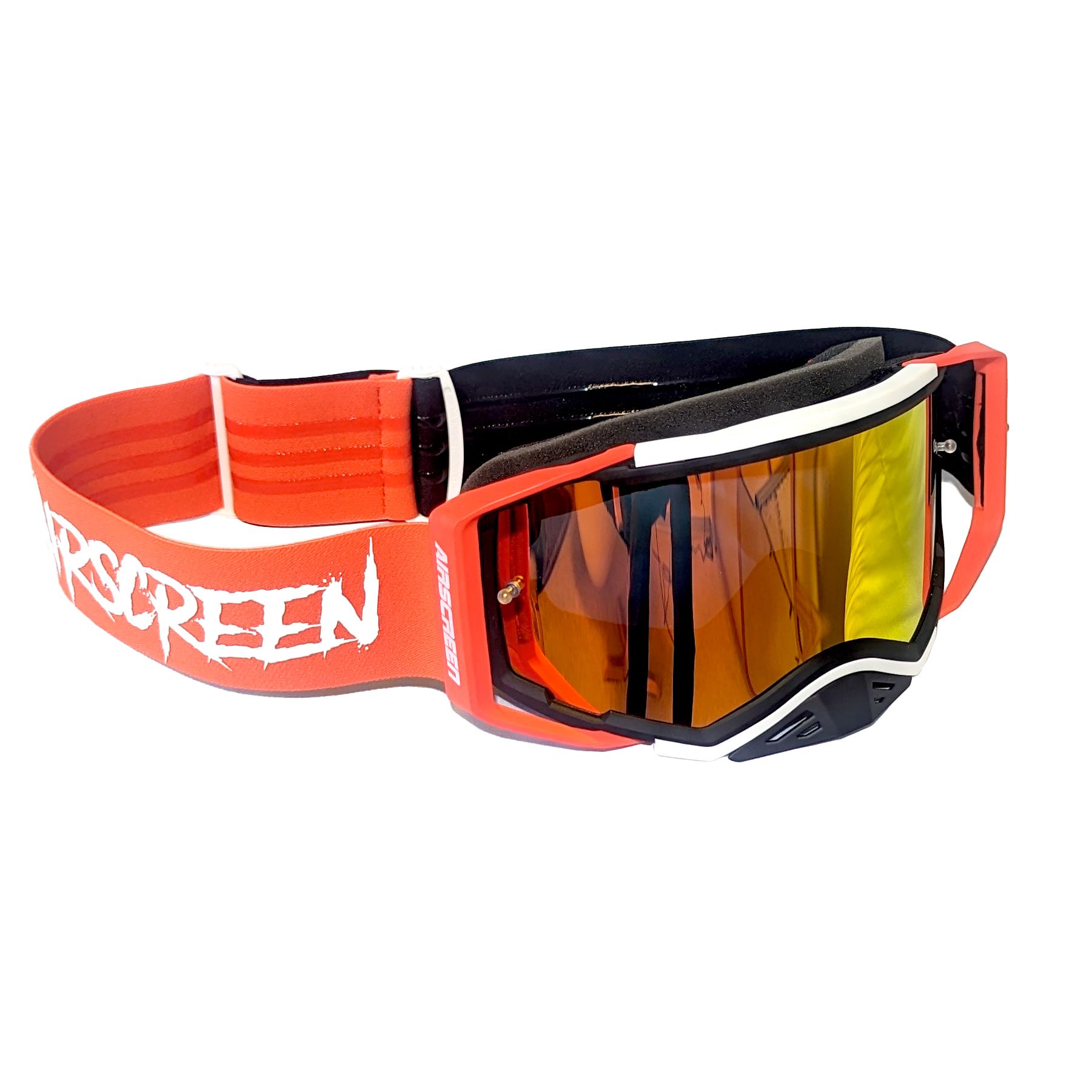 Masque cross Airscreen Aero 06 MX écran Iridum red 2025