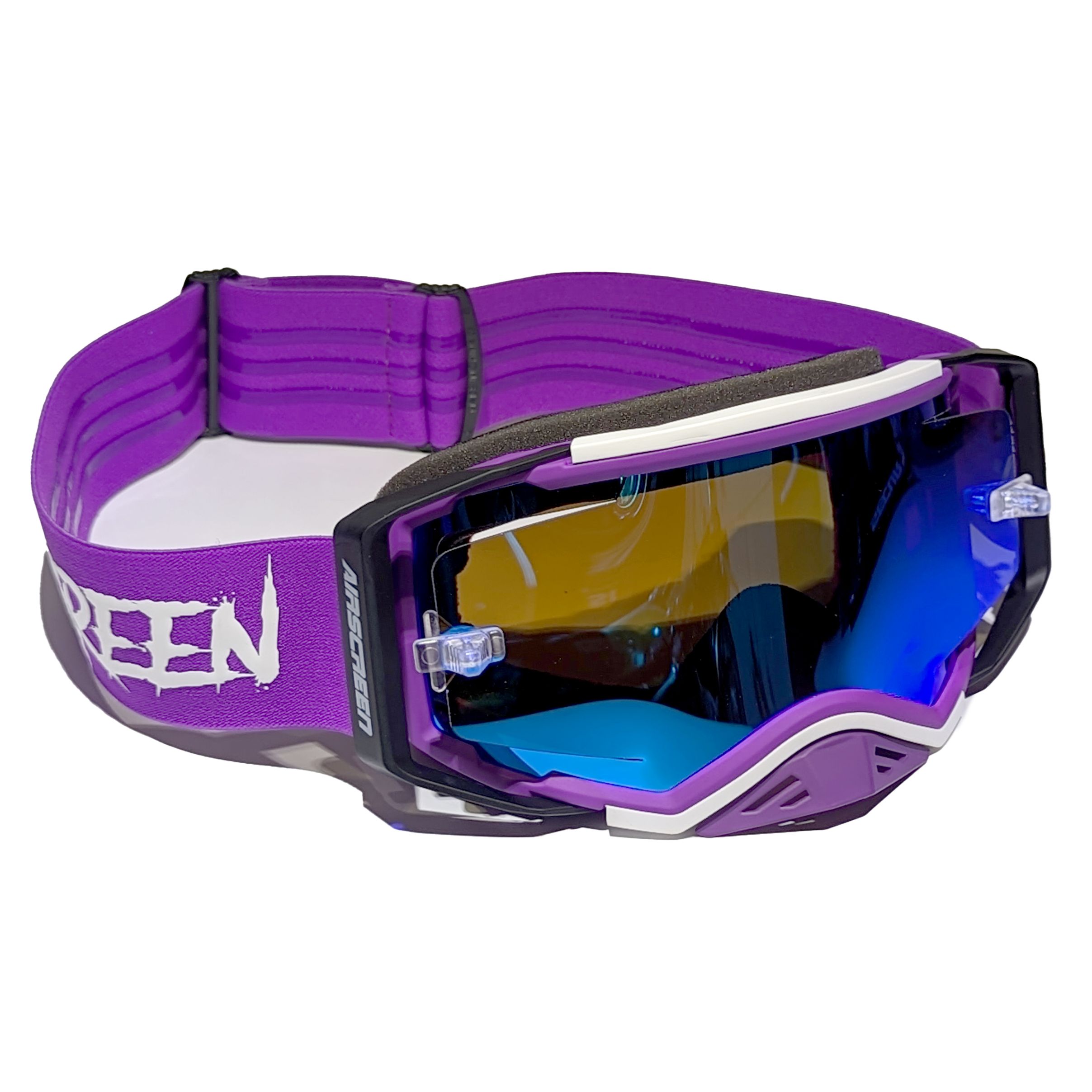 Masque cross Airscreen AERO 05 EX écran iridium blue 2025