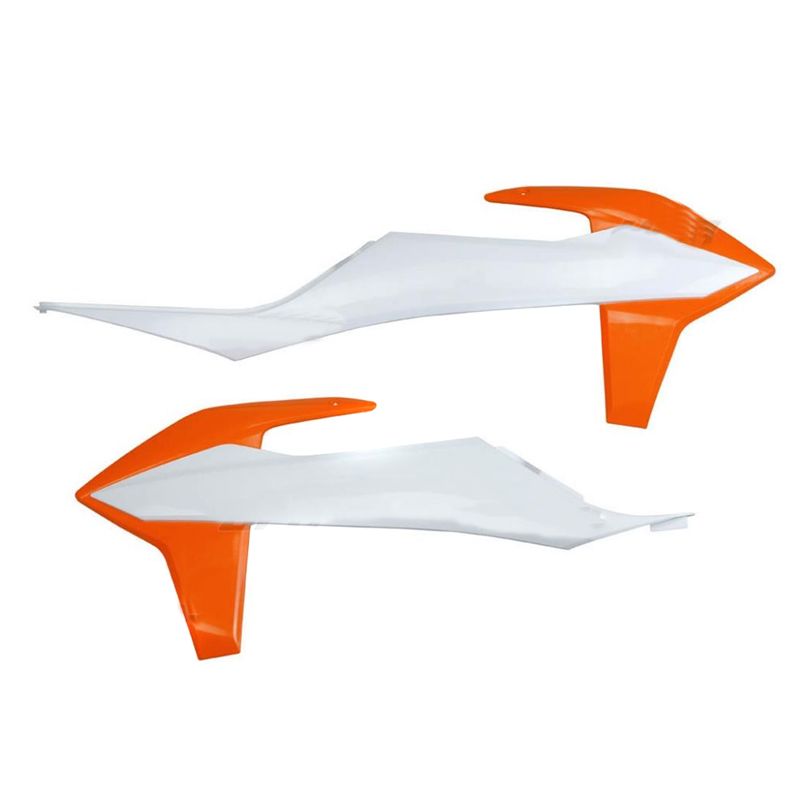 Ouie de radiateur Ufo ORANGE/BLANC