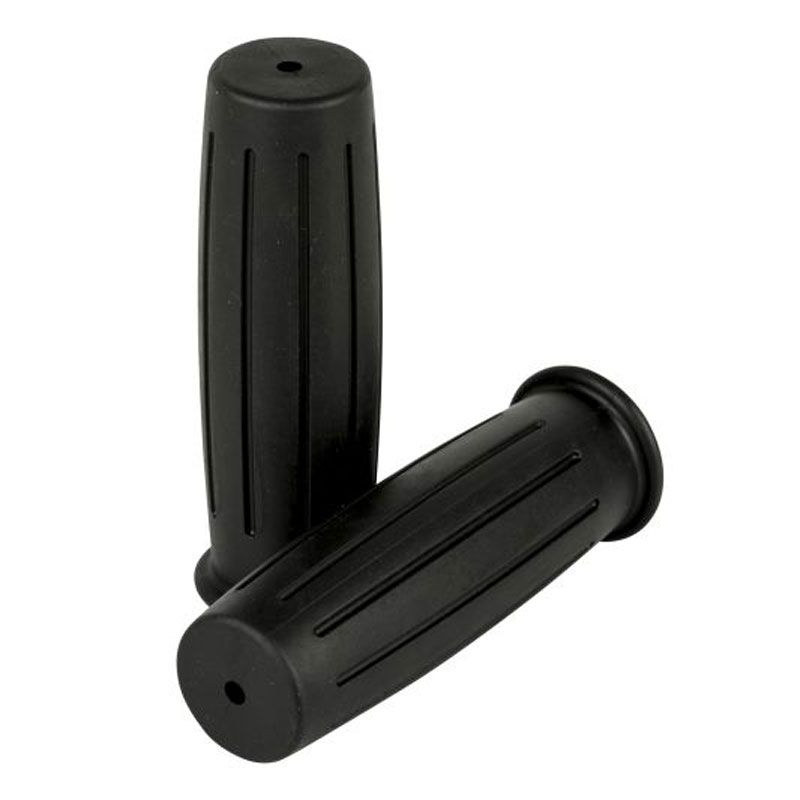Poignée Moto Universel Cross Custom Vintage 22mm pour Harley Yamaha Acc Noir
