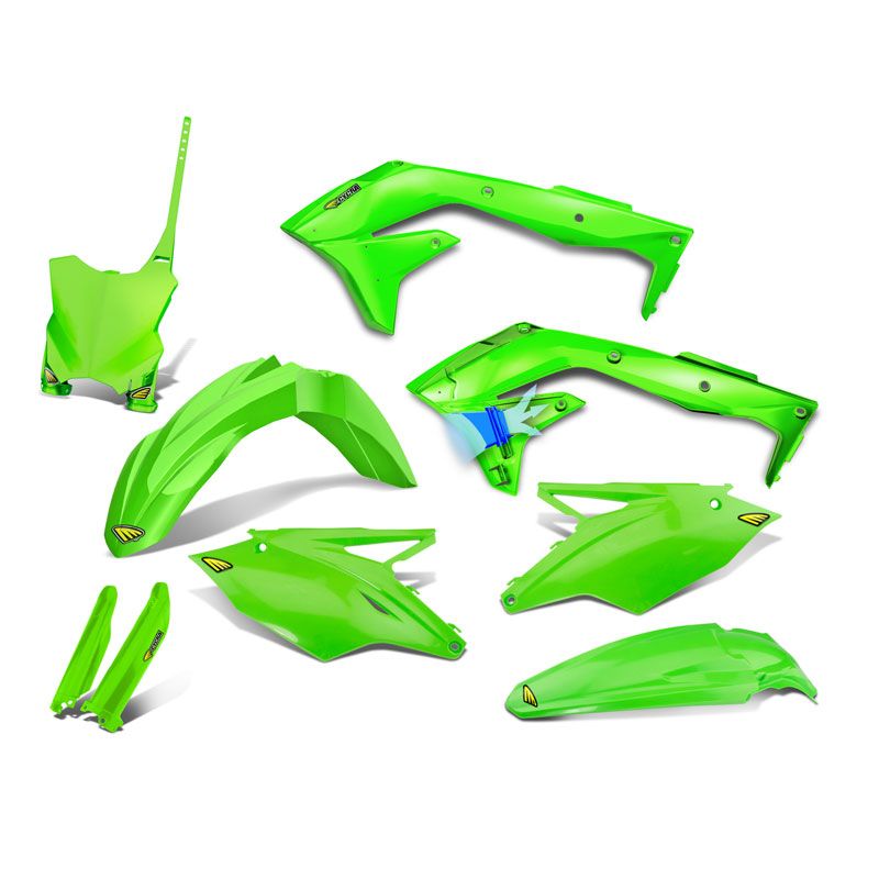 Kit plastiques CYCRA POWERFLOW VERT
