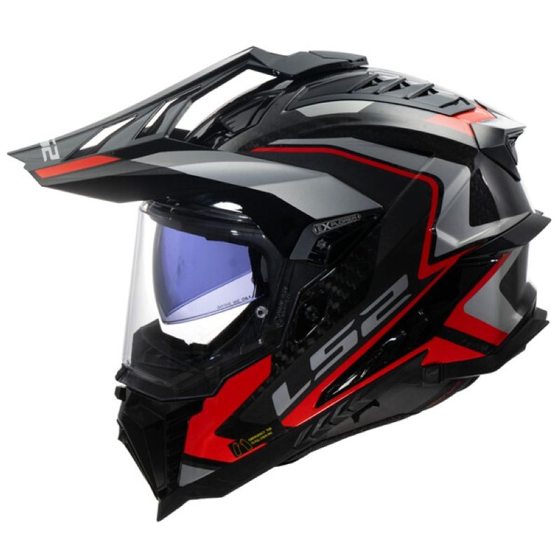 Casque intégral LS2 MX701 - EXPLORER CARBON - FRONTIER II