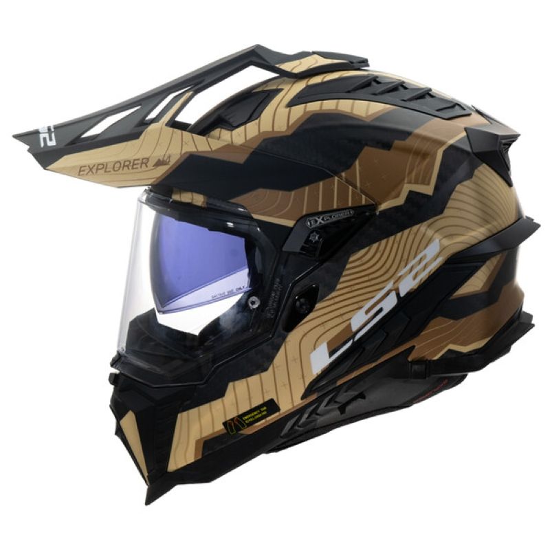 Casque intégral LS2 MX701 - EXPLORER CARBON - TRICK