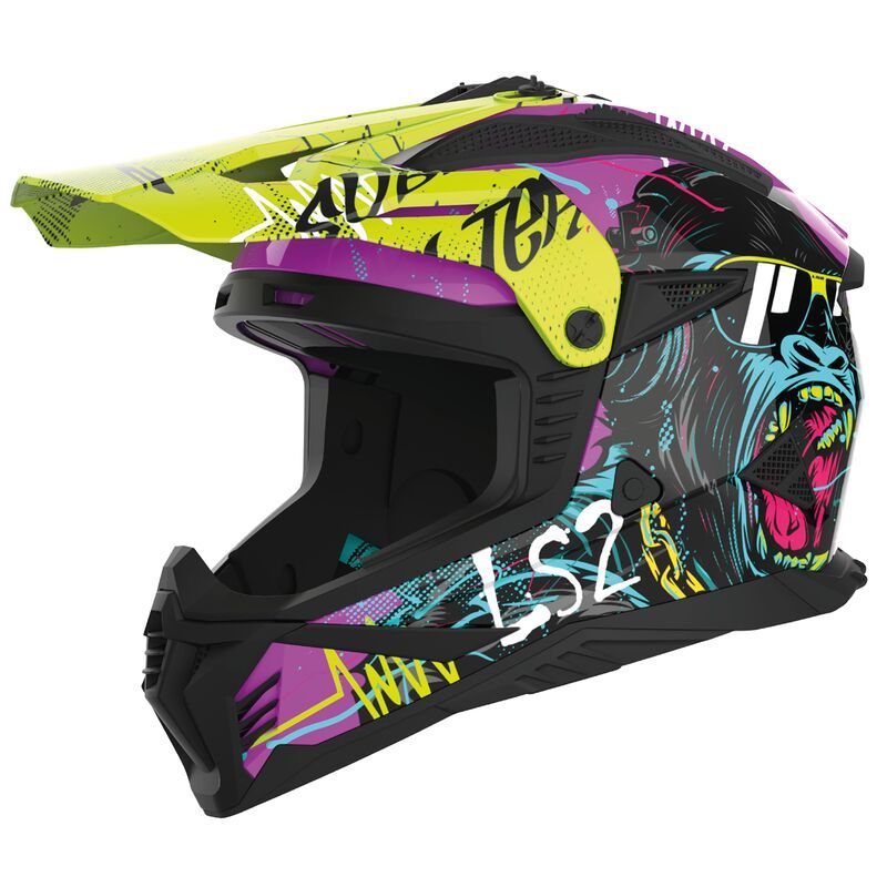 Casque cross LS2 MX708 FAST II GORILLA 2025
