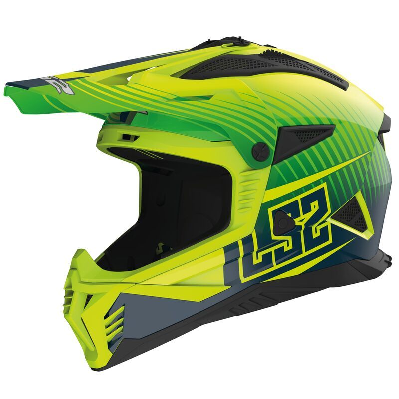LS2 Casque cross LS2 MX708 FAST II DUCK 2025 — vert