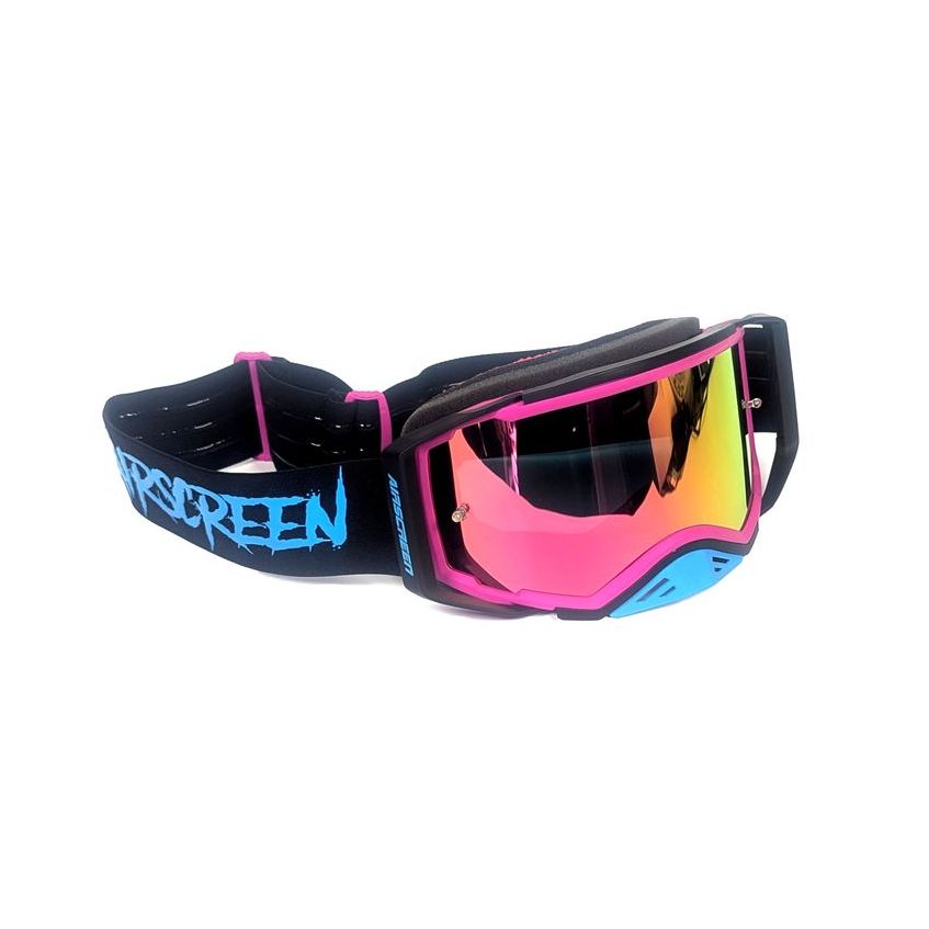 Masque cross Airscreen AERO 01 MX écran Iridium blue 2025