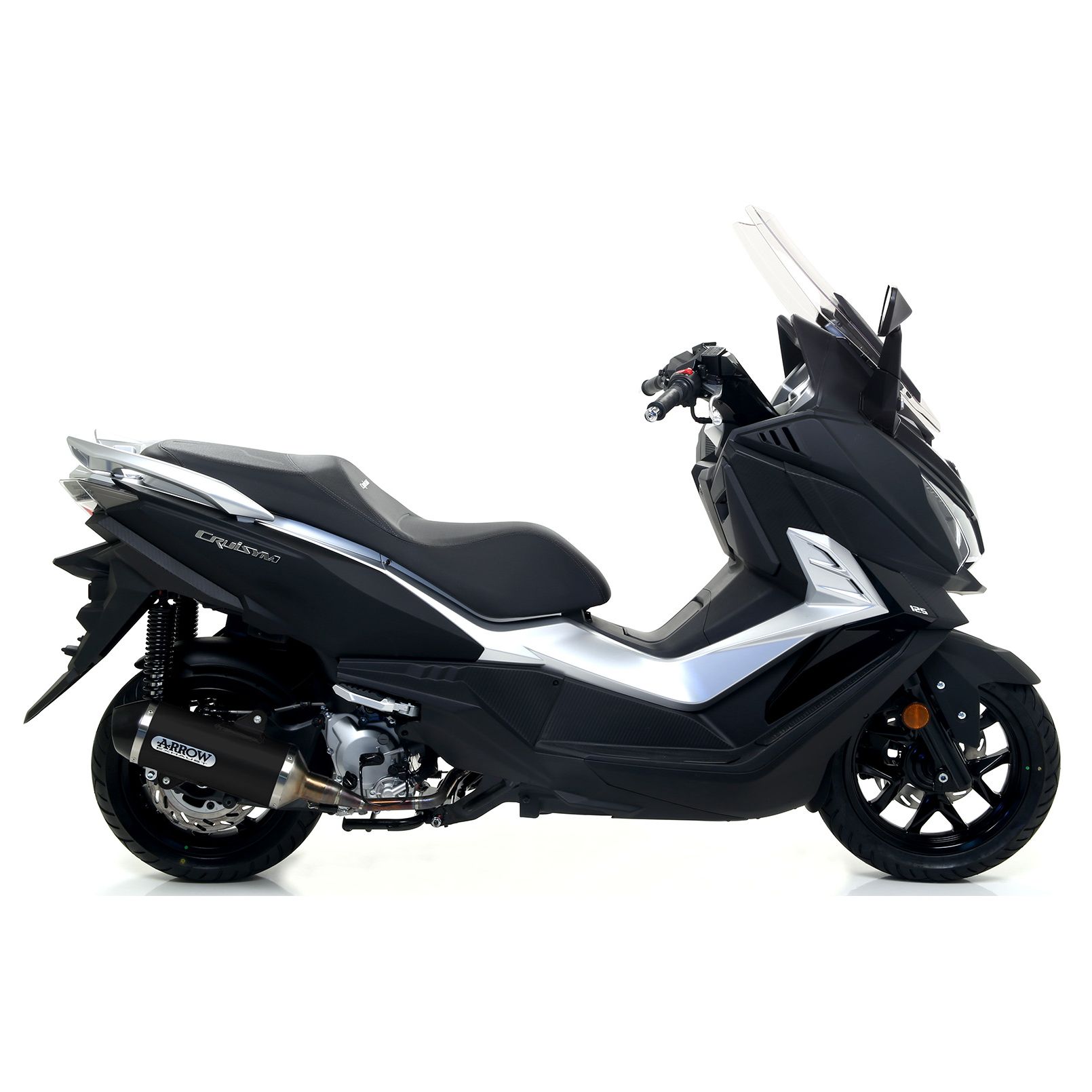 Silencieux Arrow Urban Alu Dark embout noir mat