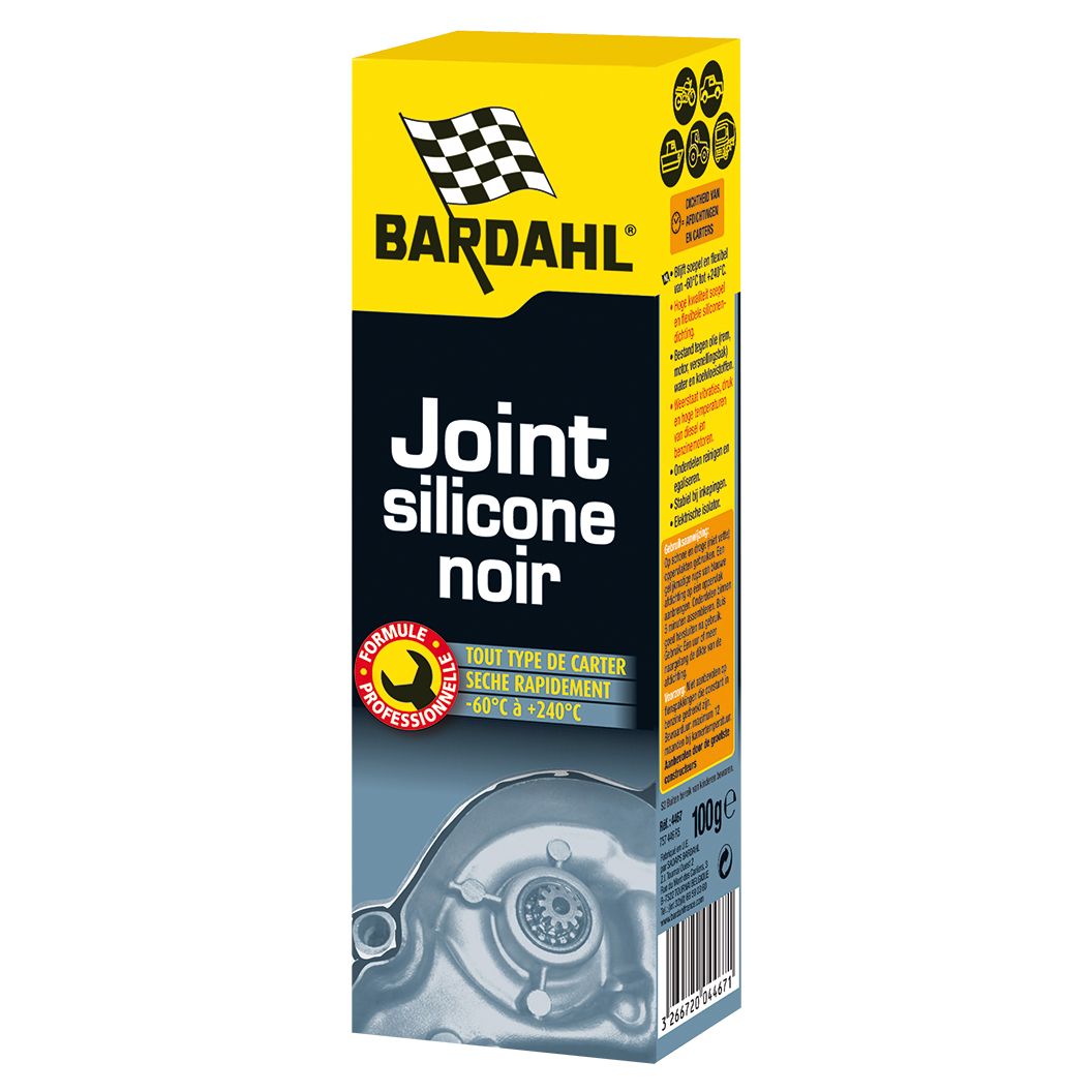 Pate à joint Bardahl silicone noir