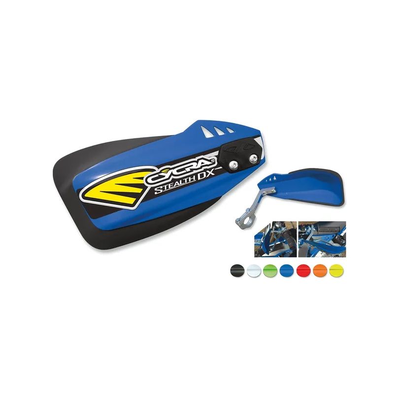 Protèges-mains CYCRA STEALTH DX RACER PACK BLEU