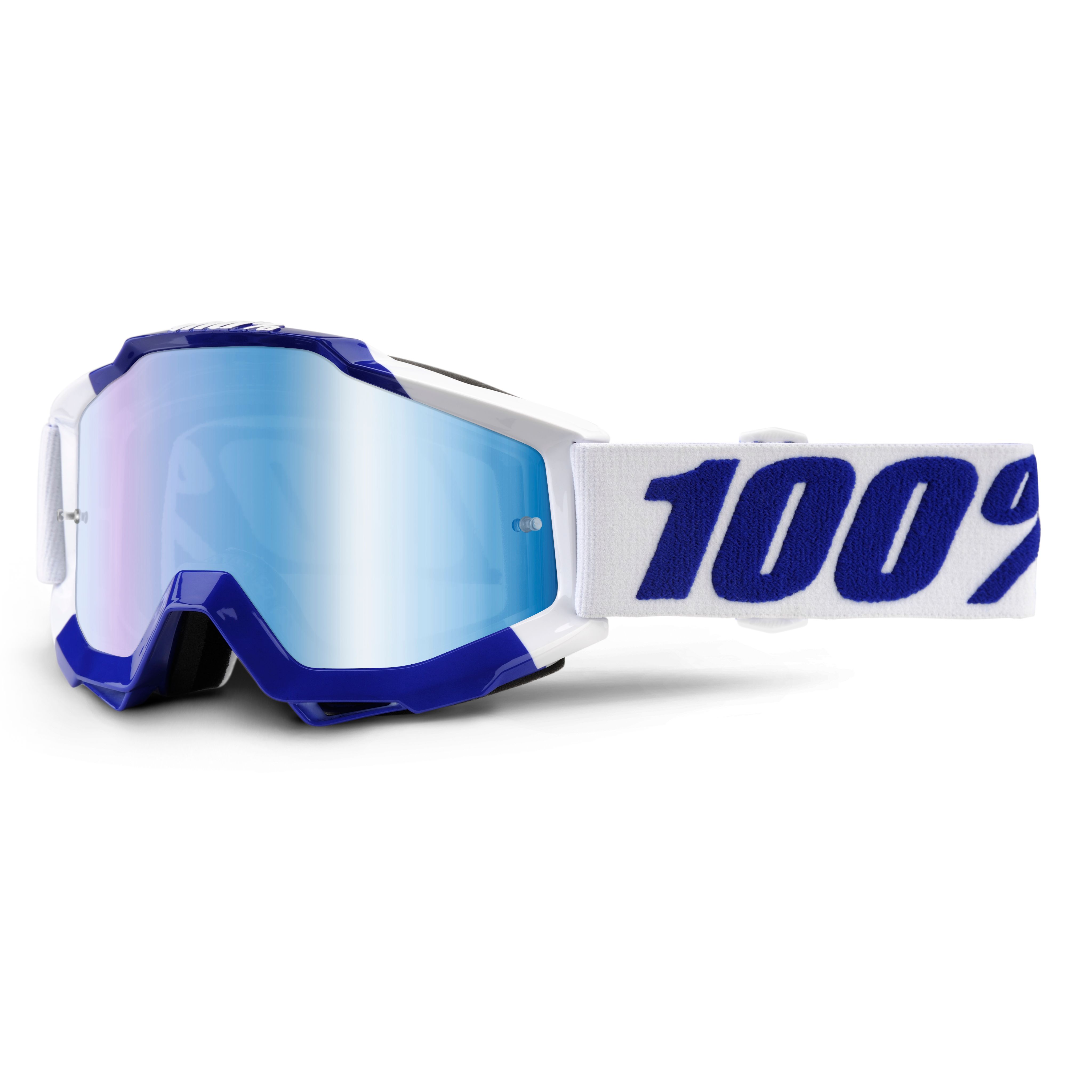 Masque Cross 100% Accuri - Calgary - Ecran Iridium Bleu