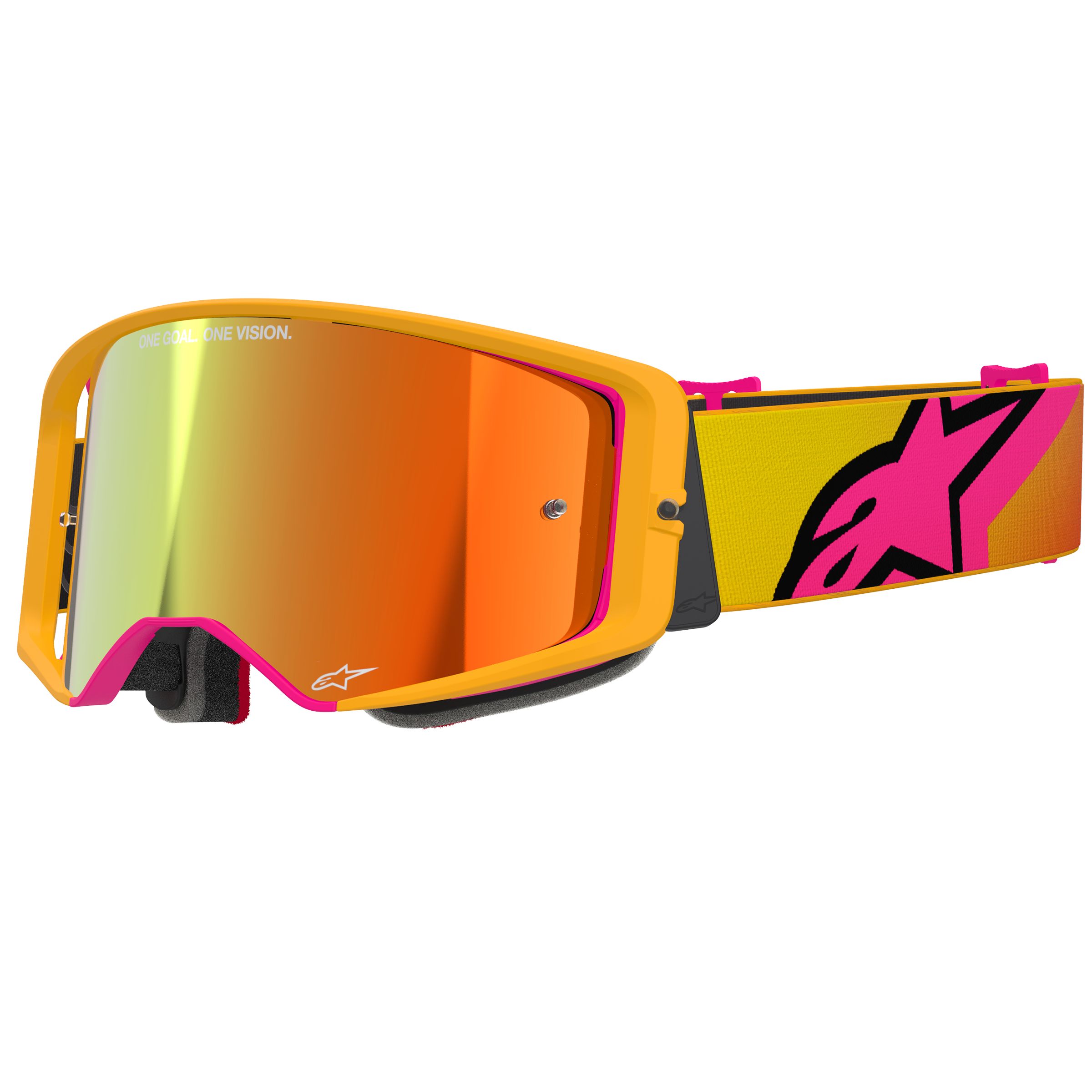 ALPINESTARS Masque cross Alpinestars SUPERTECH CORP IRIDIUM 2025 — orange