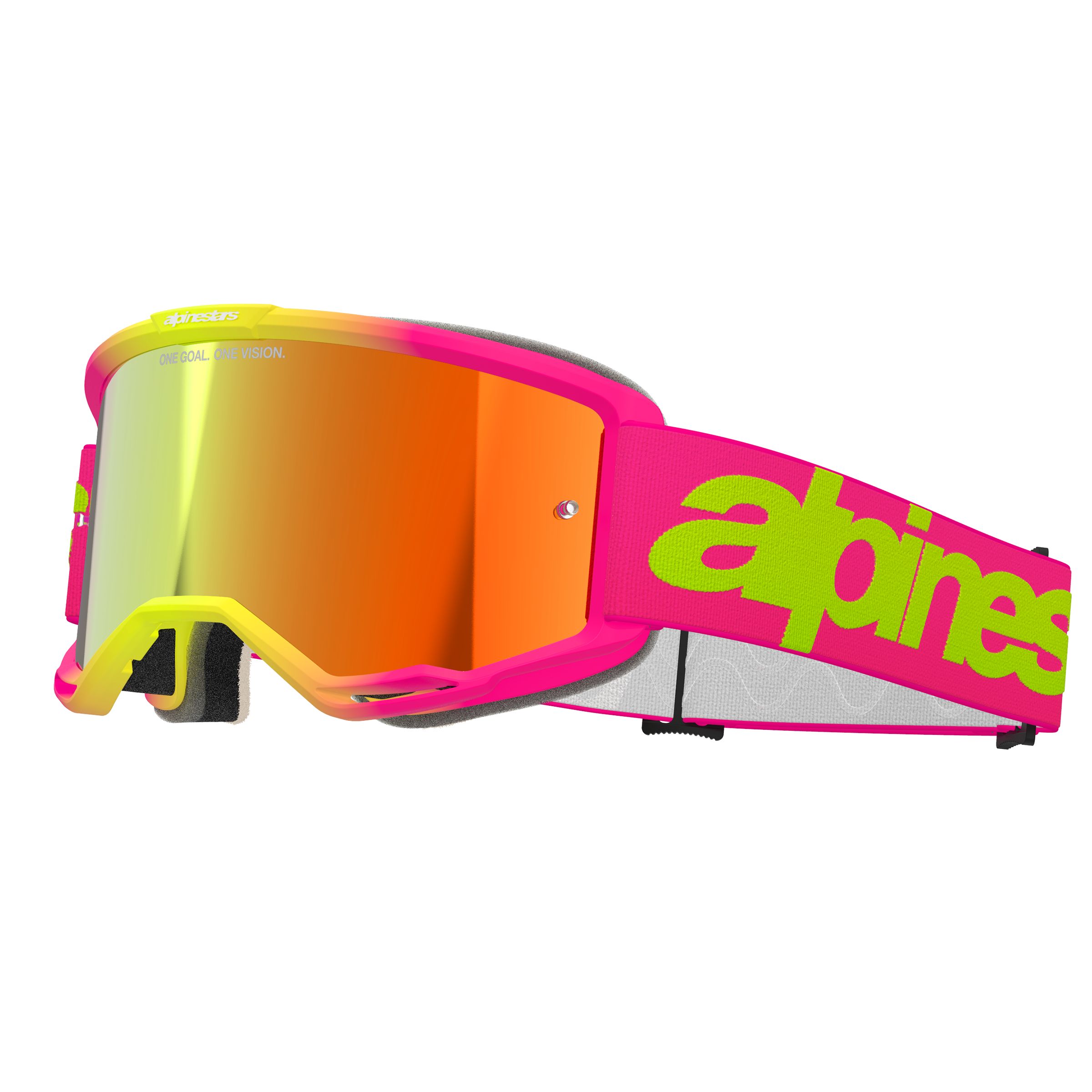 Masque cross Alpinestars VISION 5 WORDMARK IRIDIUM 2025