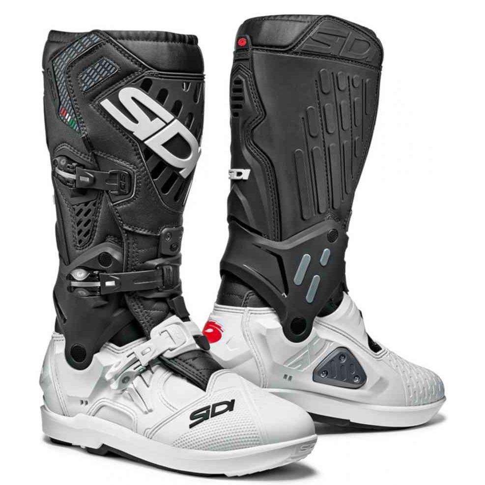 Image of Bottes cross Sidi ATOJO SRS EDITION SERIE LIMITEE BLANC/NOIR 2022