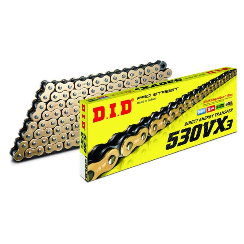 Chaîne DID DID530VX3(G&B) x 112 mail. ZJ