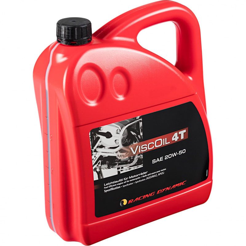 Image of Huile moteur Racing Dynamic VISCOIL 4T- 20W50 - Minérale 4 LITRES