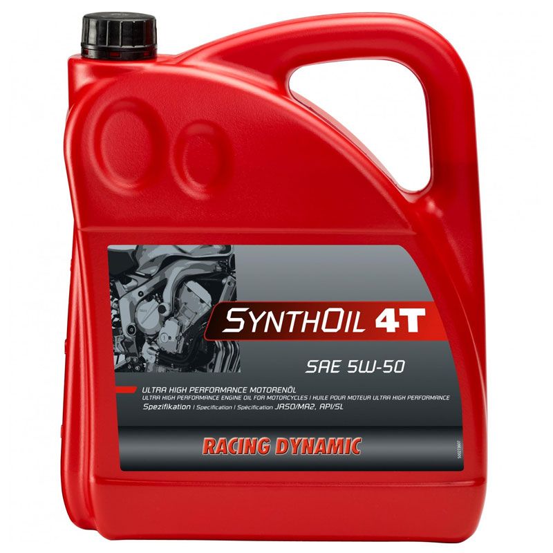 Image of Huile moteur Racing Dynamic SYNTHOIL- 5W50 - 100% Synthétique 4 LITRES