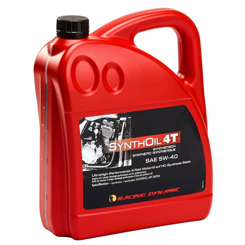 Image of Huile moteur Racing Dynamic SYNTHOIL- 5W40 - 100% Synthétique 4 LITRES