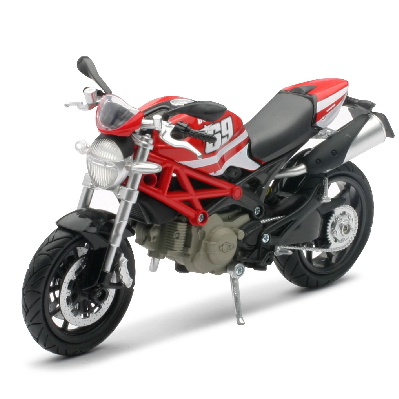 Image of Miniature Newray Moto Ducati Monster 796 - Echelle 1/12°