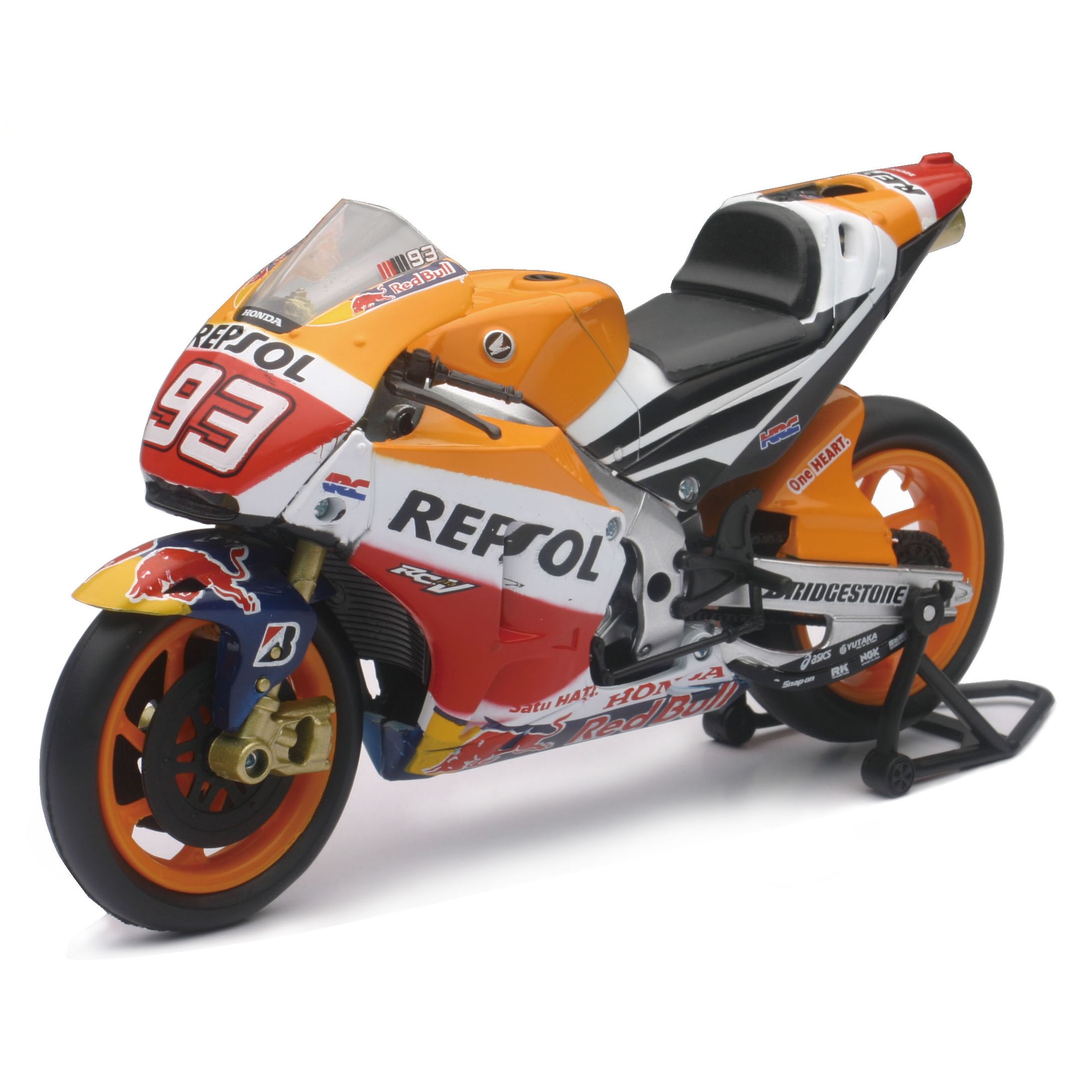 Image of Miniature Newray Moto GP Honda Repsol Marc MARQUEZ - Echelle 1/12°