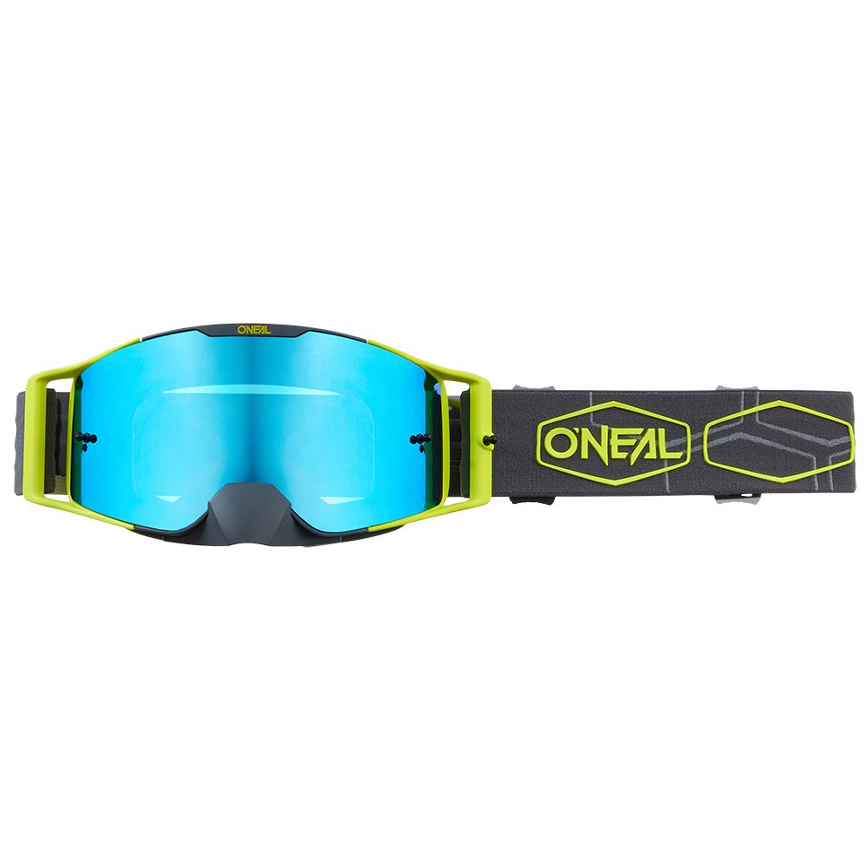 Masque cross O'Neal B-30 - HEXX V.22 - GRAY NEON YELLOW IRIDIUM 2023