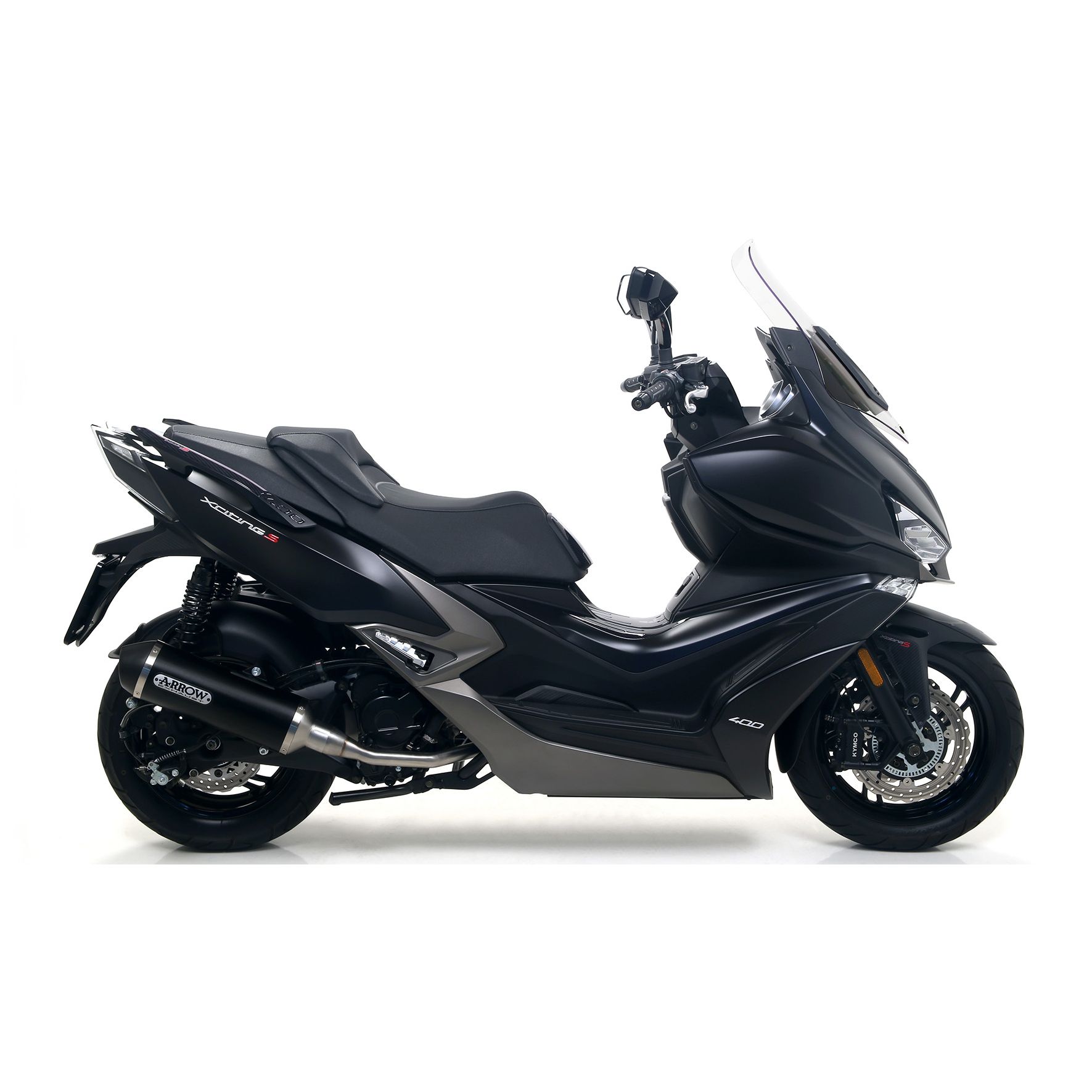 Silencieux Arrow Urban Alu Dark embout noir mat