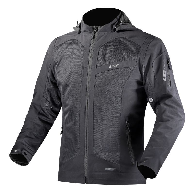LS2 Blouson Moto LS2 BOLTON AIR FEMME — noir