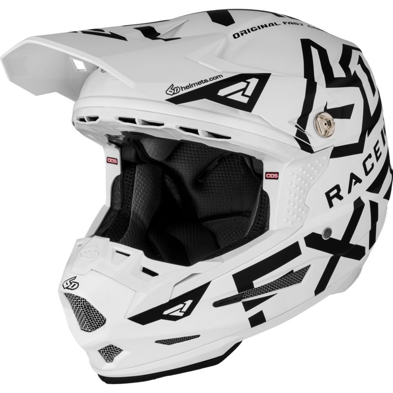 Image of Casque cross FXR 6D ATR-2 - BLANC/NOIR 2021