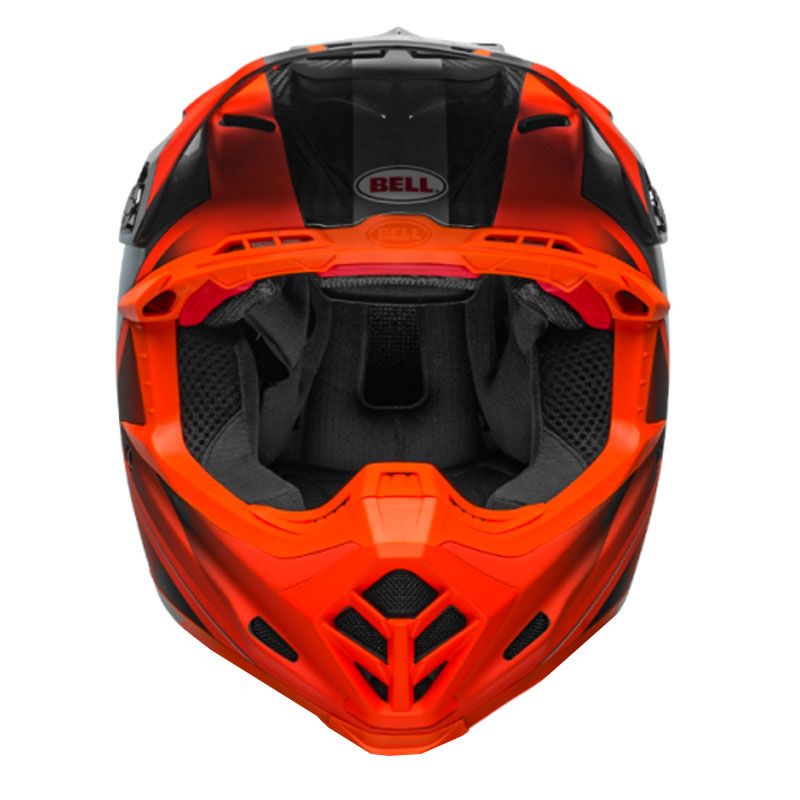 Casque Cross Bell Moto 9 Carbon Flex Orangegris 2019 Casque Cross