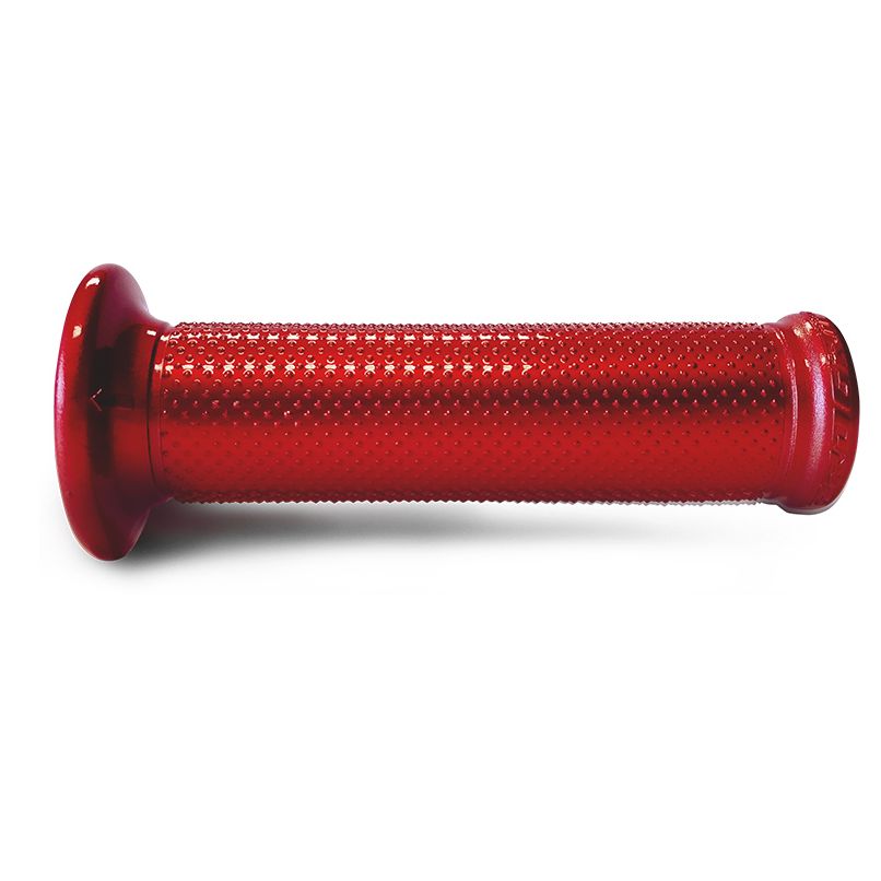 Poignées de guidon Progrip 717 look alu rouge 22/25