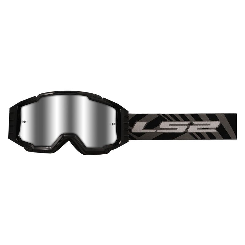 Image of Masque cross LS2 CHARGER PRO SILVER VISOR 2024