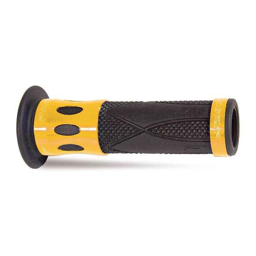 Poignées de guidon Progrip 728 Noir/Alu Or 22/25