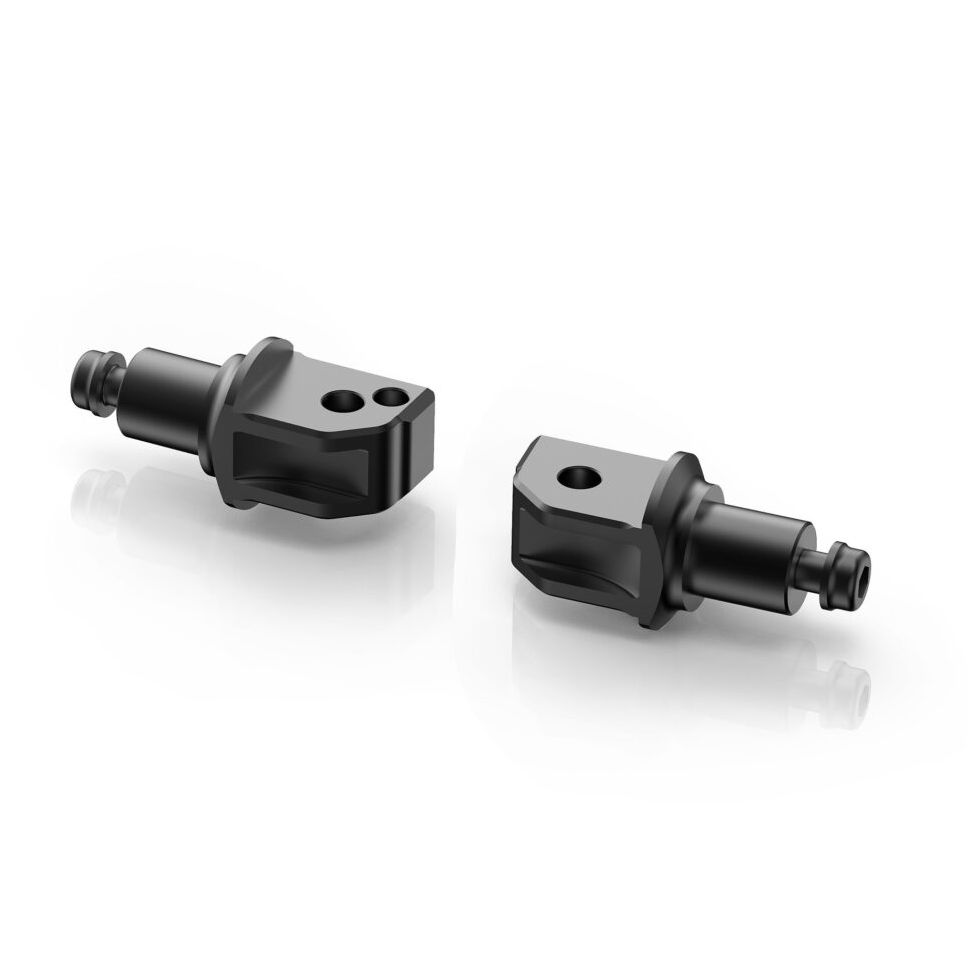Rizoma footpeg joints Ø18mm PE791B black passenger for BMW/Moto