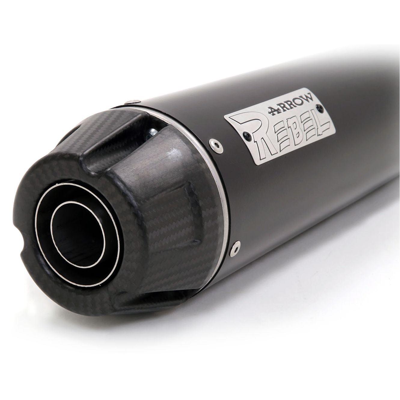 Silencieux Arrow Jet race Nichrom Dark embout carbone