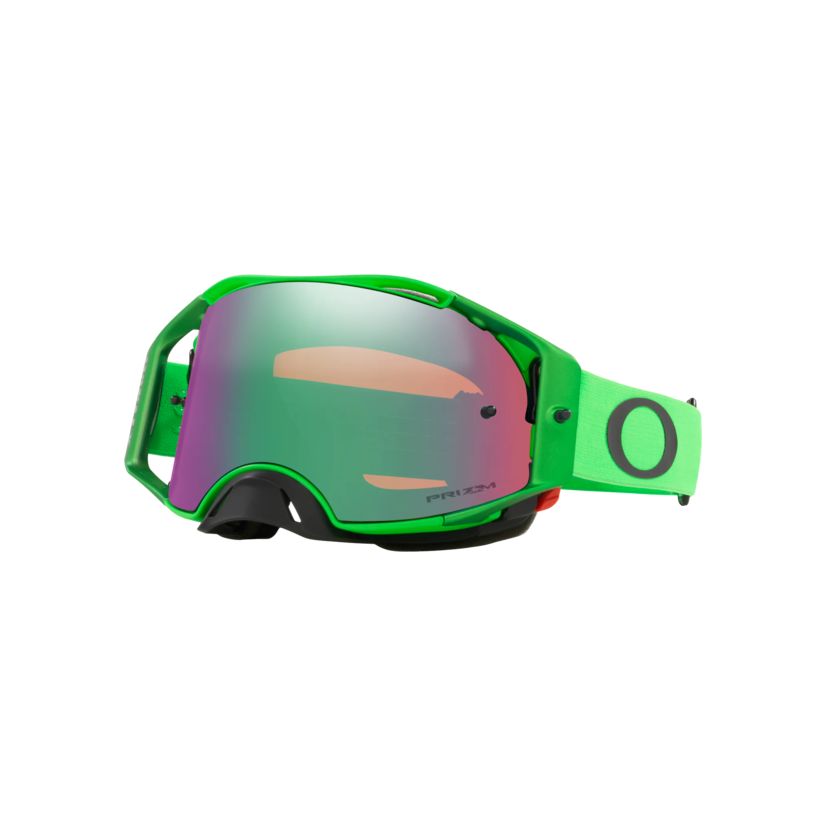 Image of Masque cross Oakley AIRBRAKE MX MOTO GREEN ECRAN JADE 2022