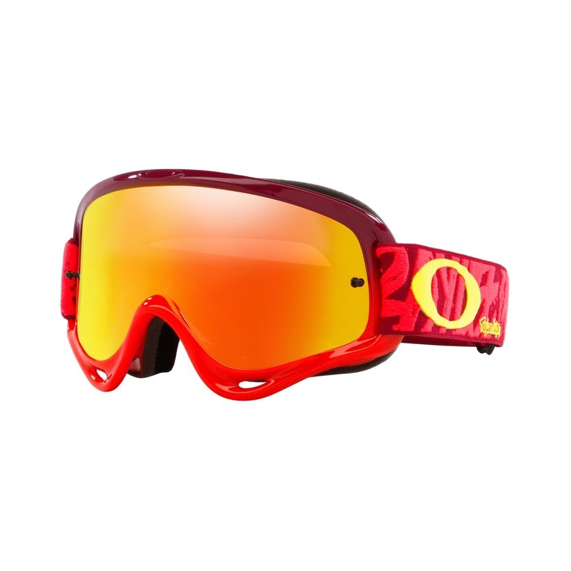 Image of Masque cross Oakley O FRAME TLD PAINTED RED FIRE IRIDIUM 2023