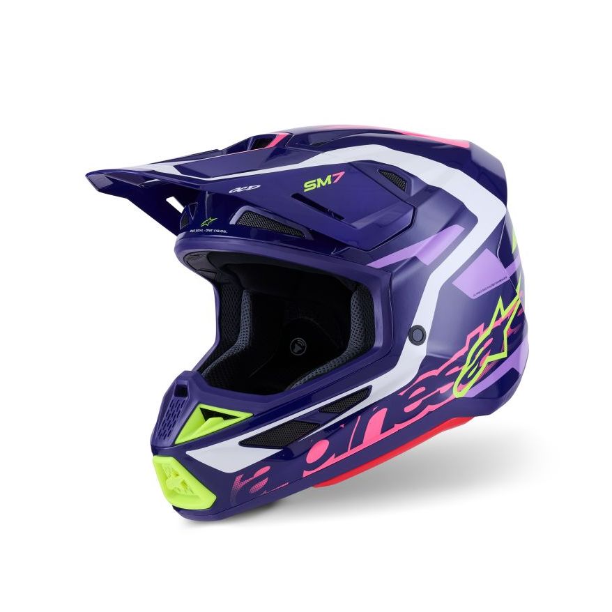 ALPINESTARS Casque cross Alpinestars S-M7 DEED 2026 — violet