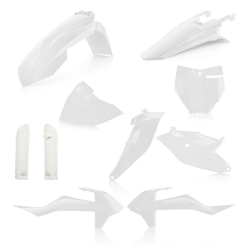Kit plastiques Acerbis FULL KIT BLANC