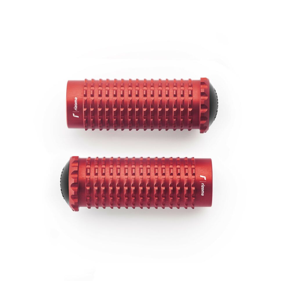 Rizoma Footpeg pair Ø18mm Extreme without adapter joints!! PE631R red