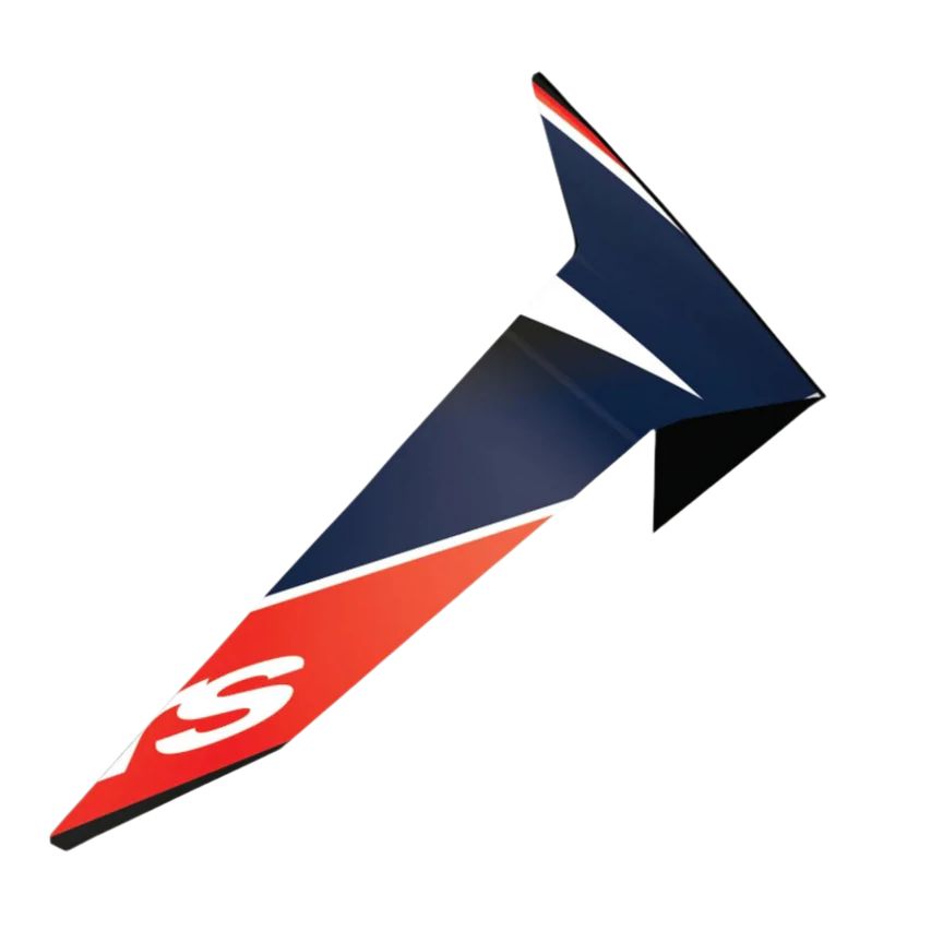 ALPINESTARS Spoiler Casque Alpinestars TEAM Standard - Supertech R10 — noir, bleu et rouge