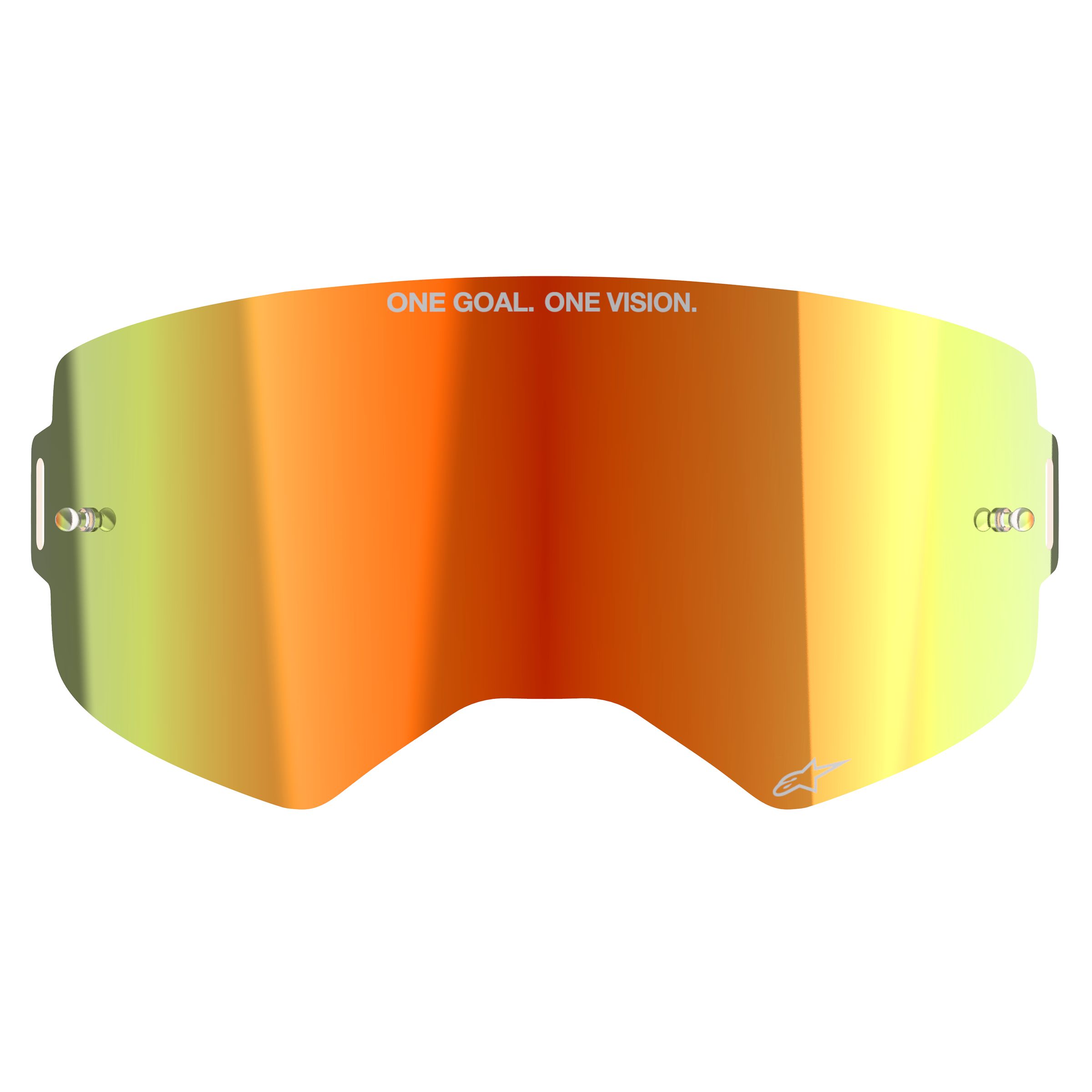 ALPINESTARS Ecran Masque Alpinestars SUPERTECH MIRROR — rouge