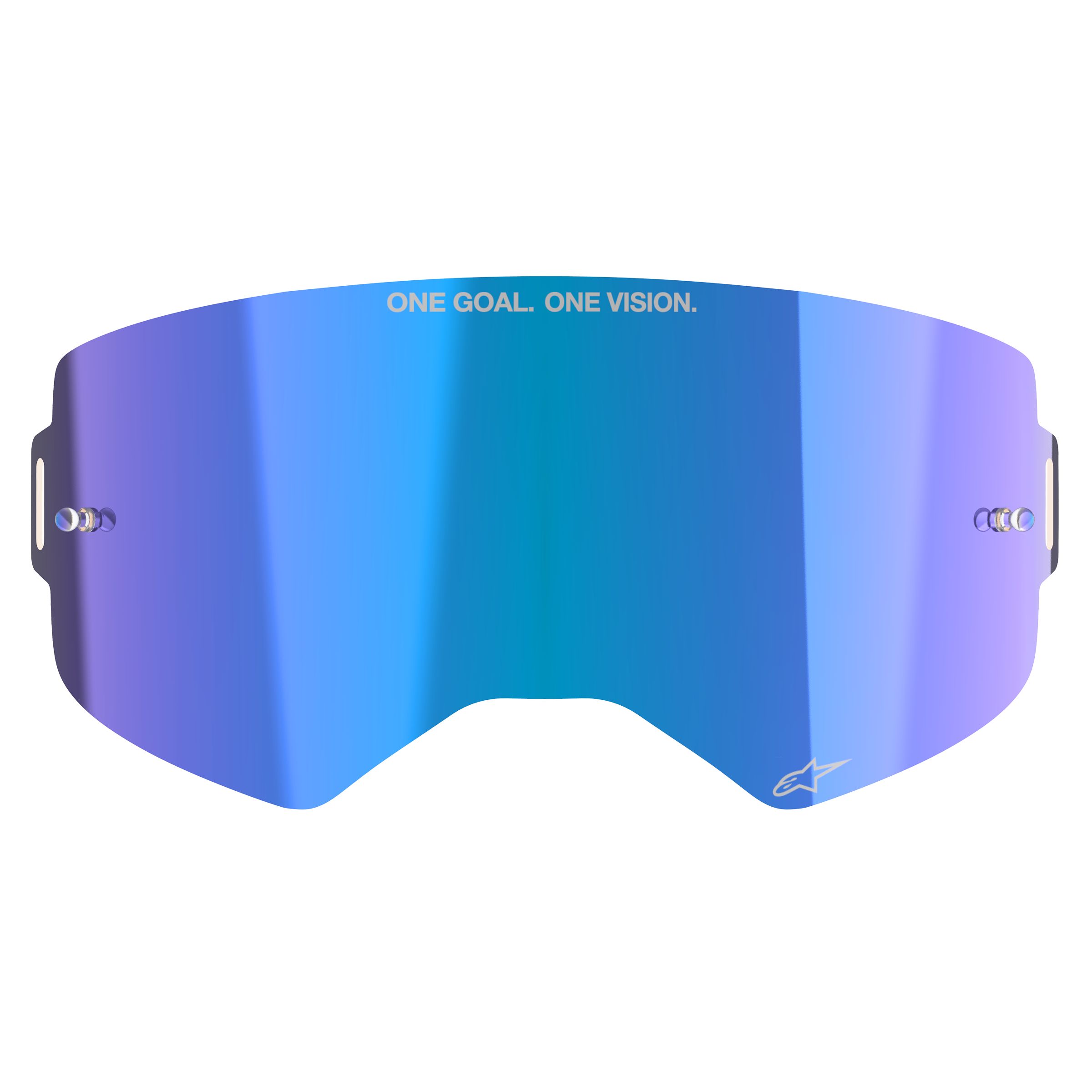 ALPINESTARS Ecran Masque Alpinestars SUPERTECH MIRROR — bleu