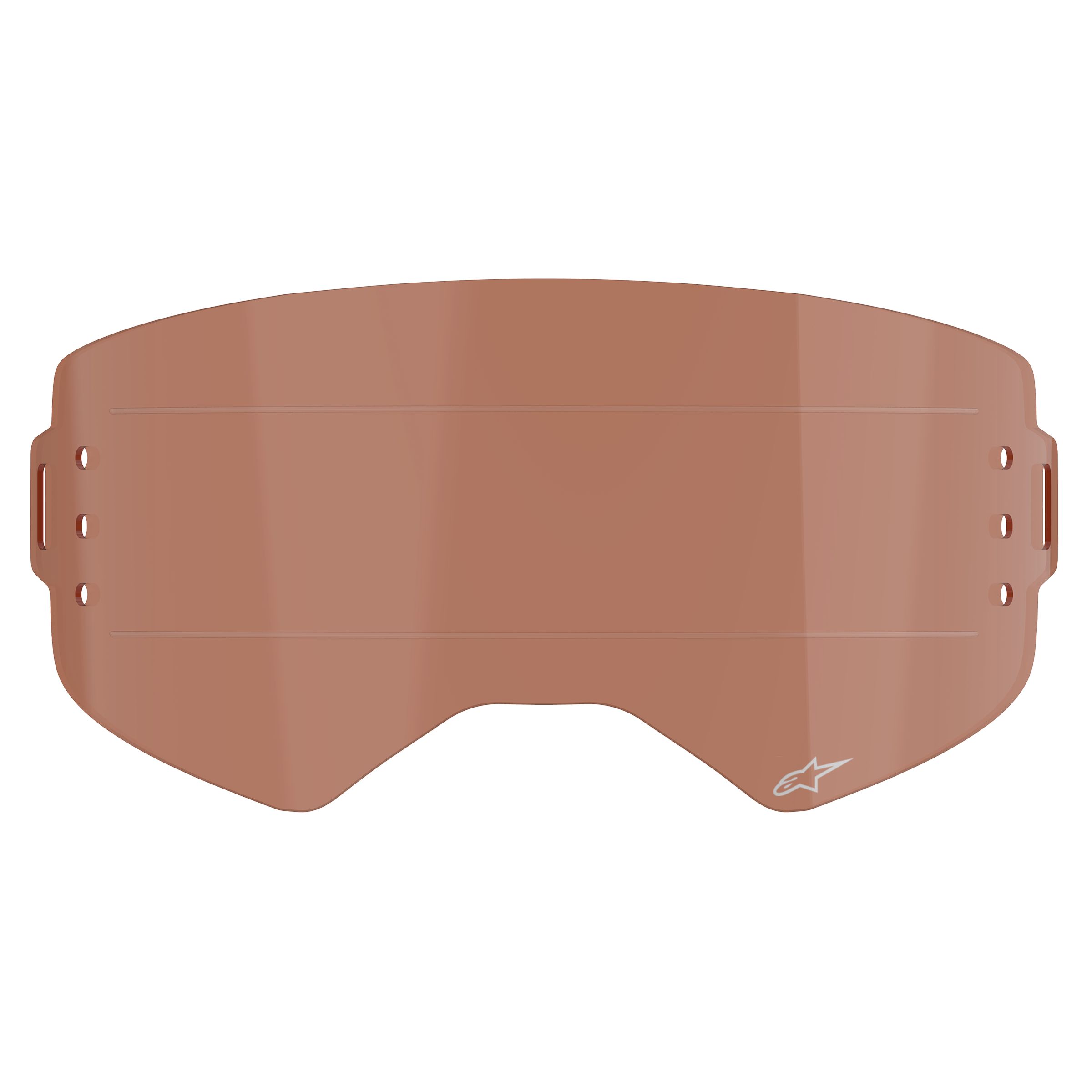 ALPINESTARS Ecran Masque Alpinestars SUPERTECH ROLL OFF — rouge