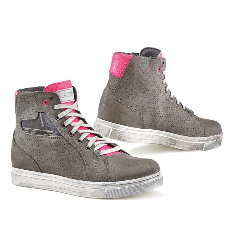 Chaussures Tcx Boots Street Ace Air Lady Gold Grey/fucsia
