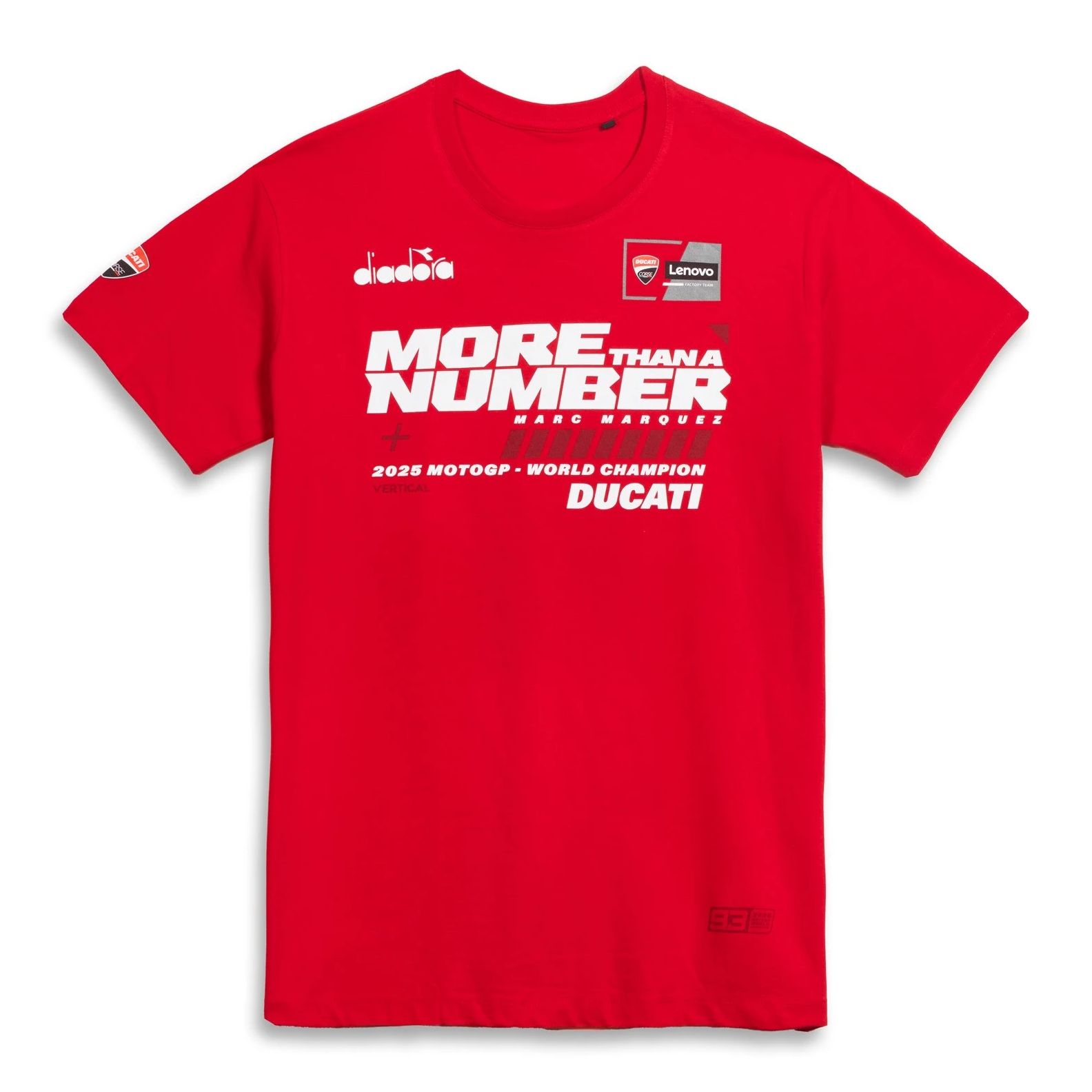 T-Shirt manches courtes Kenny Marc Marquez WORLD CHAMPION 2025 DUCATI